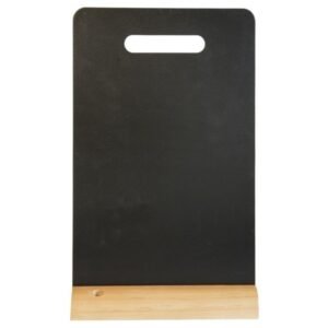 Tabletop blackboard rectangular black 32.5x21x6 cm Securit