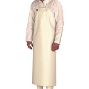 APRON 75X100CM WHITE PVC HEAVY DUTY 350 MICRONS