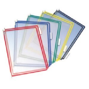 TARIFOLD PVC POCKETS WITH METAL PIVOTS (10 PIECES)