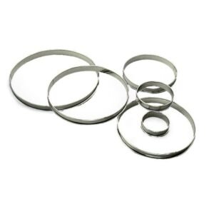 Tart ring stainless steel Without release liner Ø 22 cm 2 cm Gobel