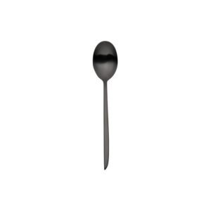 TEA SPOON BLACK THICK. 4.0MM STAINLESS STEEL ORCA ETERNUM
