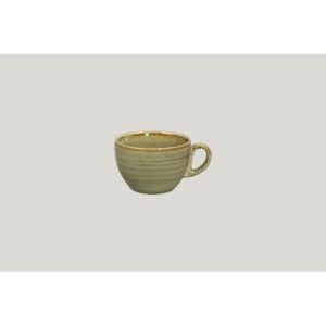 Teacup green porcelain 23 cl Ø 9 cm Rakstone Spot Rak