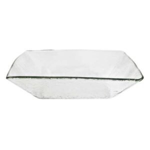 SALAD BOWL SQUARE CLEAR L26 X W26 X H6CM GLASS TIGER