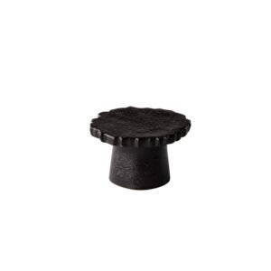 TOWER PLATE BLACK D9XH15CM STYLE POINT