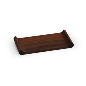 TRAY PLINTH 30X30CM CANAPE WALNUT