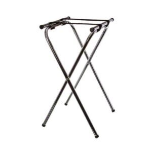 TRAY STAND 49.5X58.1XH78.7CM DELUXE CHROME