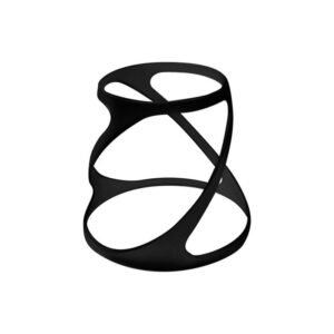 TWIST BUFFET RISER BLACK H15CM POLYCARBONATE DALEBROOK