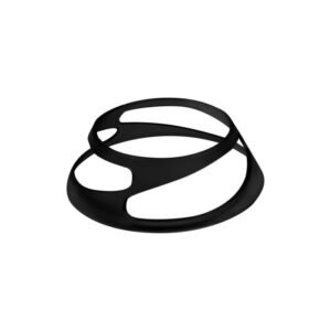 TWIST BUFFET RISER BLACK H5CM POLYCARBONATE DALEBROOK