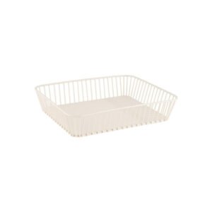 URBAN BASKET WHISPER WHITE GN1/2 L32.5XW26.5XH7.5CM METAL APS