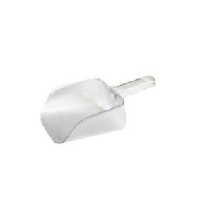 UTILITY SCOOP CLEAR L28 X W12 X H12CM 95CL POLYCARBONATE