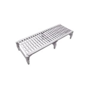 VENTED DUNNAGE RACK L91W53XH22.5CM 270KG SPECKLED GREY PP/IRON