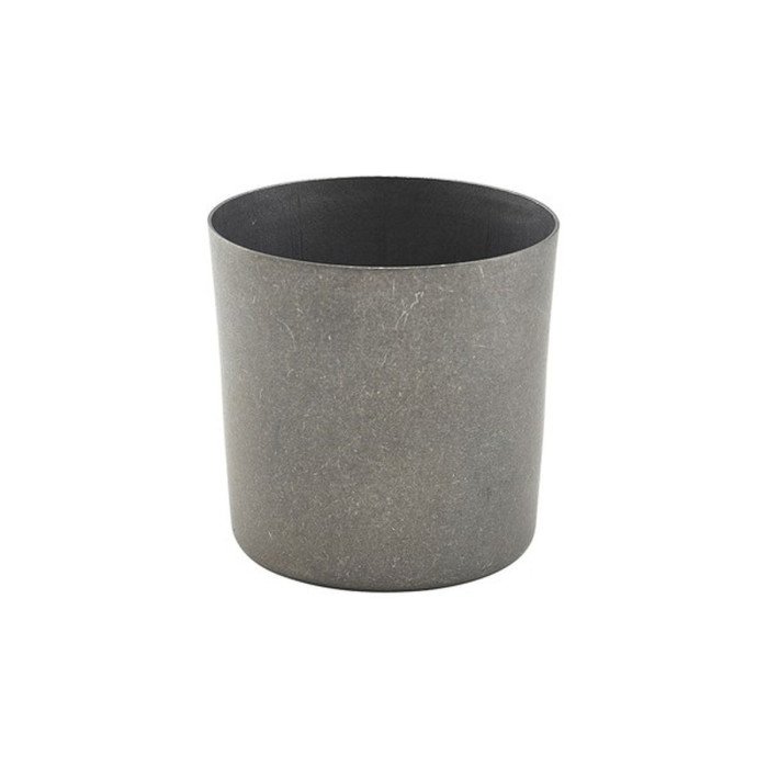 vintage serving cup Ø8.5cm steel genware