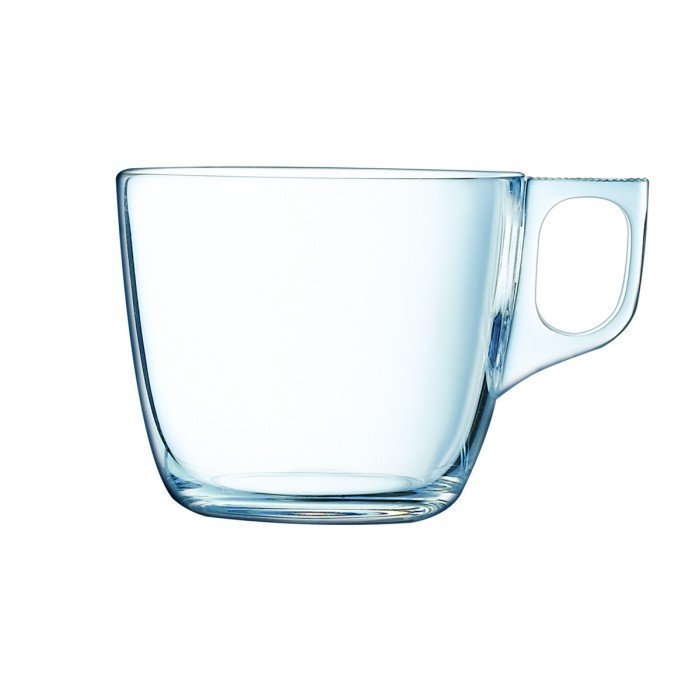 Voluto Teacup 22 cl tempered glass Arcoroc