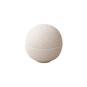 VULCANIC BOWL WITH LID WHITE D15.8CM STYLE POINT