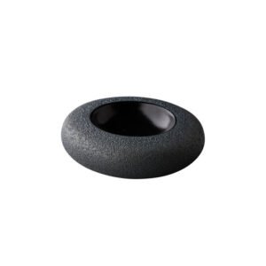 VULCANIC DONUT PLATE BLACK D17CM STYLE POINT