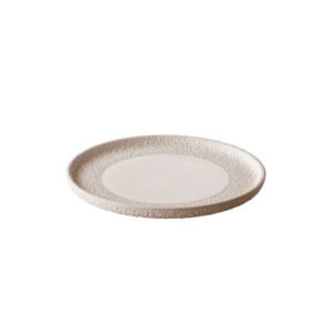 VULCANIC FLAT PLATE WHITE D22CM STYLE POINT