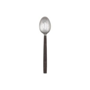 WAVY AGED SOLID SPOON HAMMERED FINISH L25.4CM STAINLESS STEEL AMC