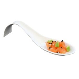 ZAKOUSKI SPOON PACK OF 50 WHITE L12 X W3.8 X H3CM BEPULP SABERT