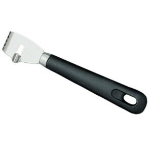 ZESTER AND GROOVING KNIFE RIGHT HANDED BLACK HANDLE SST BOLSTER